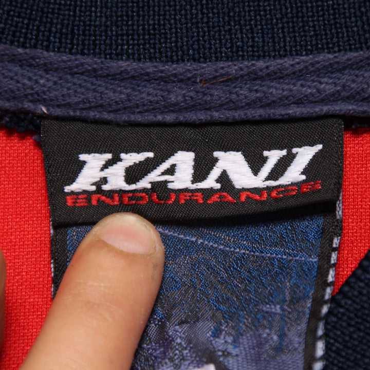 Karl Kani Maglia da Football Rossa e Blu Taglia M Uomo