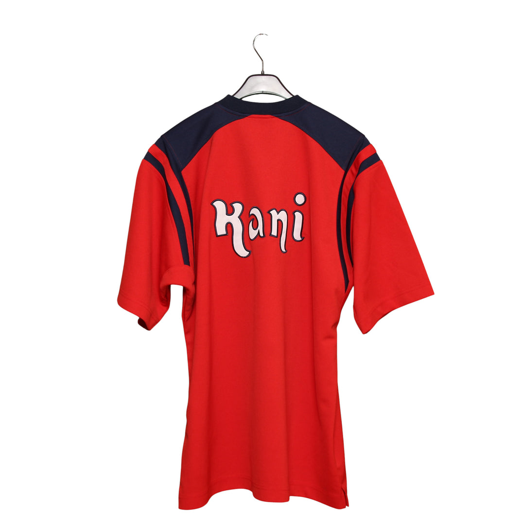 Karl Kani Maglia da Football Rossa e Blu Taglia M Uomo