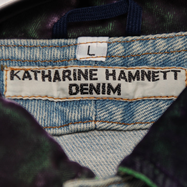 Katharine Hamnett Giacca di Jeans Denim Taglia L Uomo