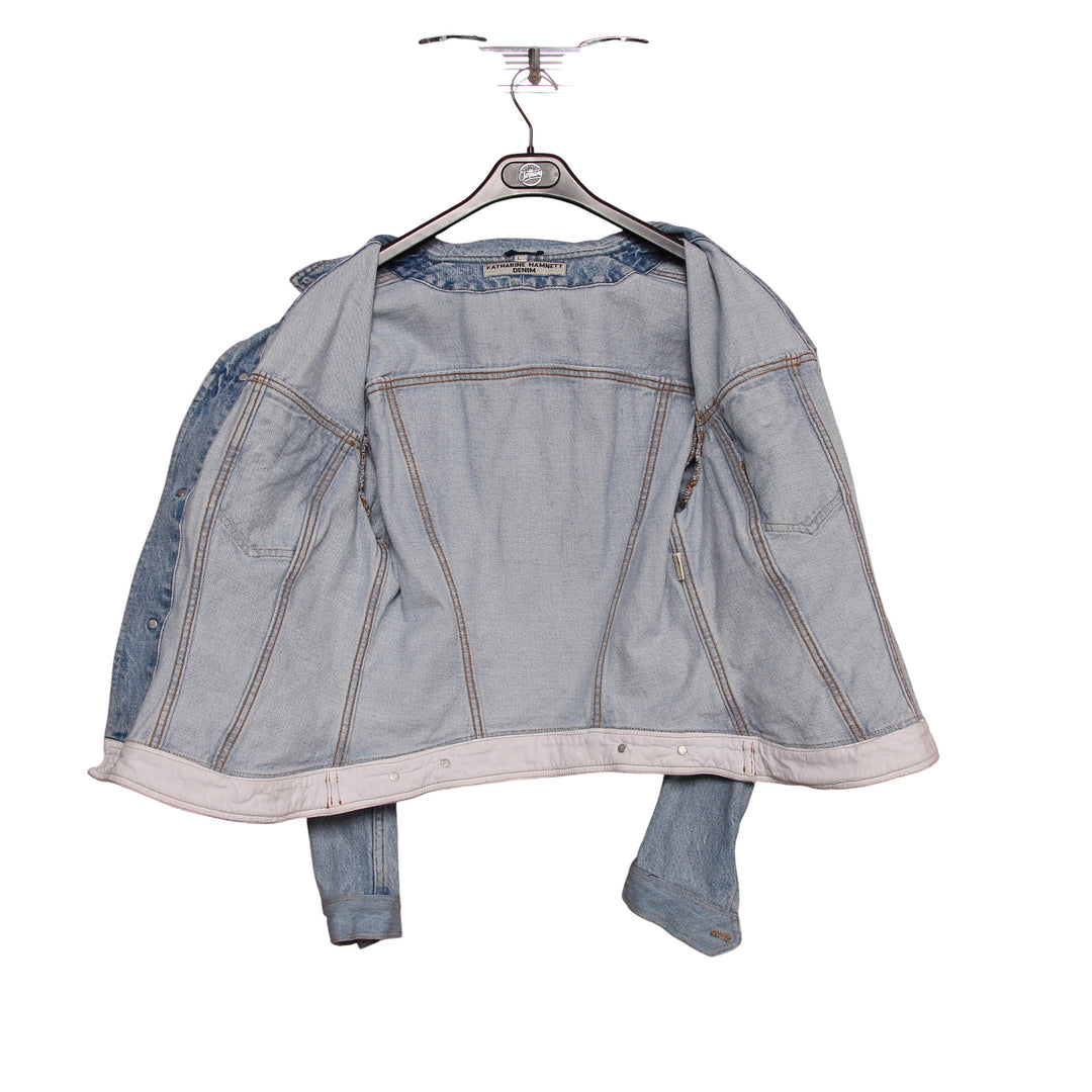 Katharine Hamnett Giacca di Jeans Denim Taglia L Uomo