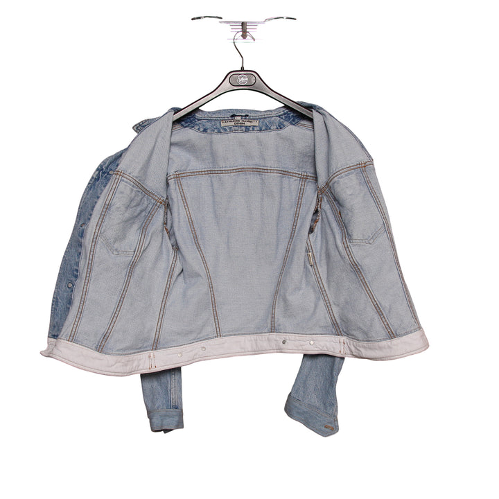 Katharine Hamnett Giacca di Jeans Denim Taglia L Uomo