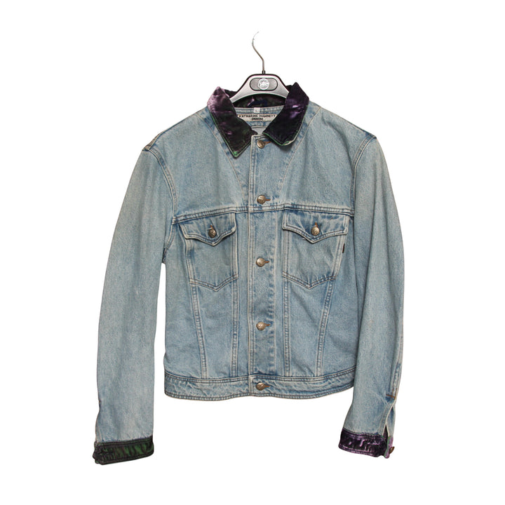 Katharine Hamnett Giacca di Jeans Denim Taglia L Uomo