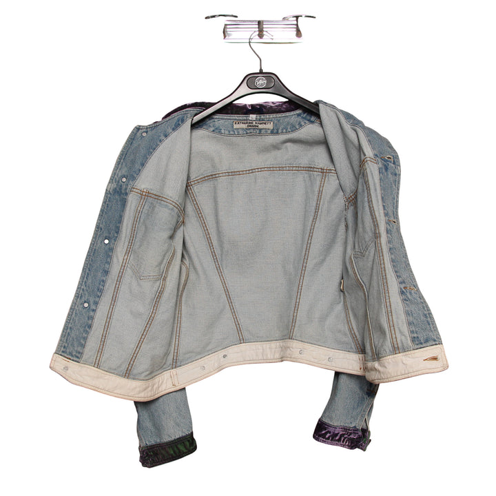 Katharine Hamnett Giacca di Jeans Denim Taglia L Uomo