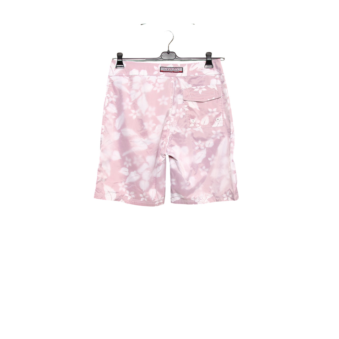 Katin Costume Bermuda Rosa e Bianco W34 Uomo Deadstock w/Tags