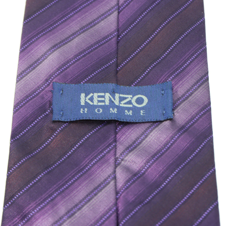 Kenzo Home Cravatta Viola in Seta Uomo