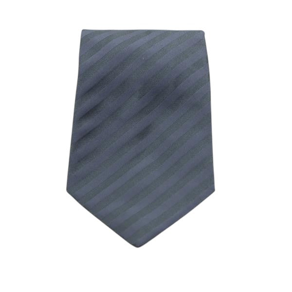 Kiton cravatta blu in seta uomo deadstock