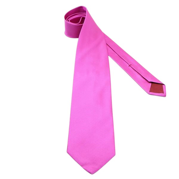 Kiton cravatta fucsia in seta uomo deadstock