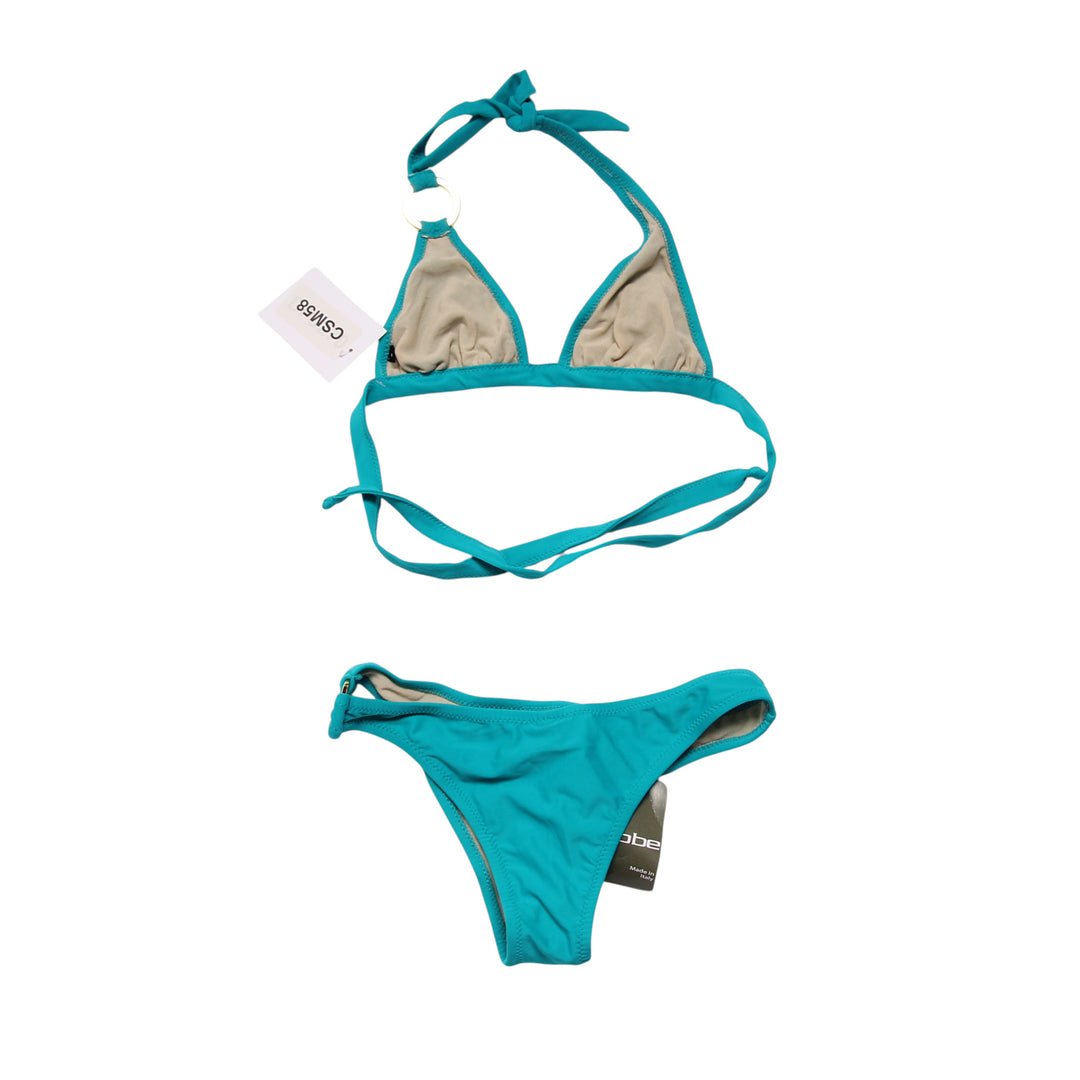 Kobe Costume Bikini a 2 Pezzi Verde Smeraldo Taglia S Donna Deadstock w/Tags