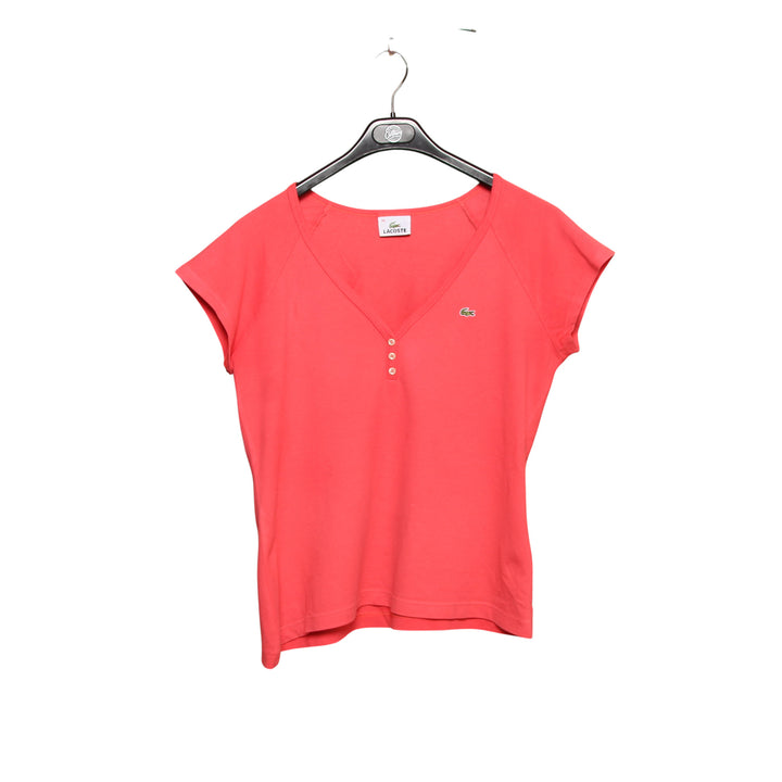 Lacoste T-Shirt Rosa Taglia 44 Donna