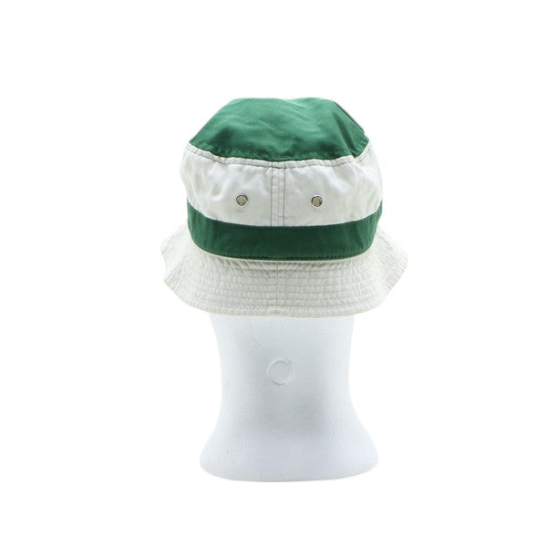 Lacoste cappello panna e verde unisex made in France