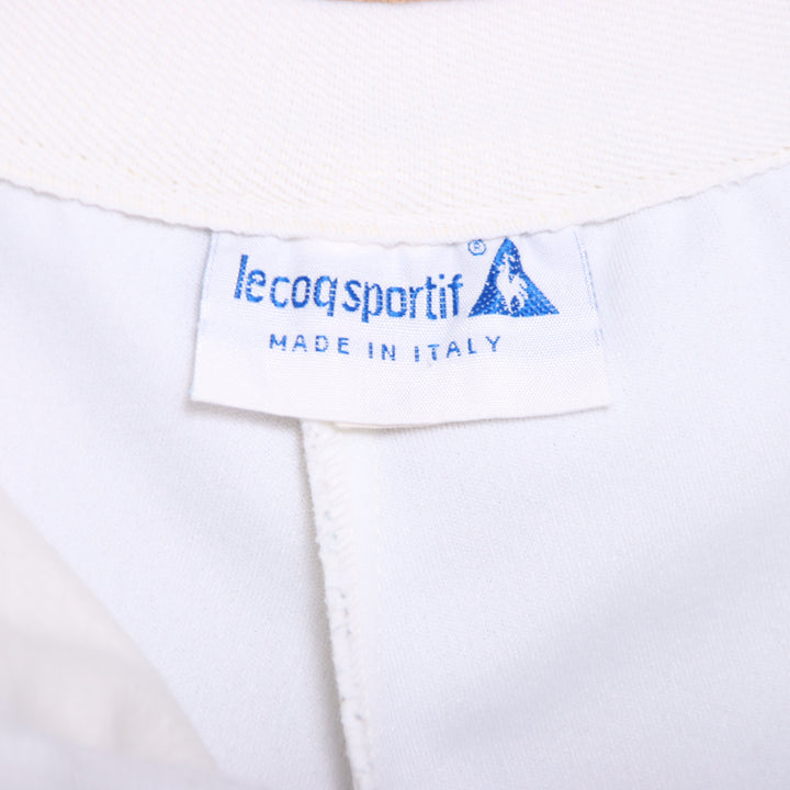 Le Coq Sportif Pantaloncino da Tennis Vintage Yannik Noah Bianco Taglia 52 Unisex