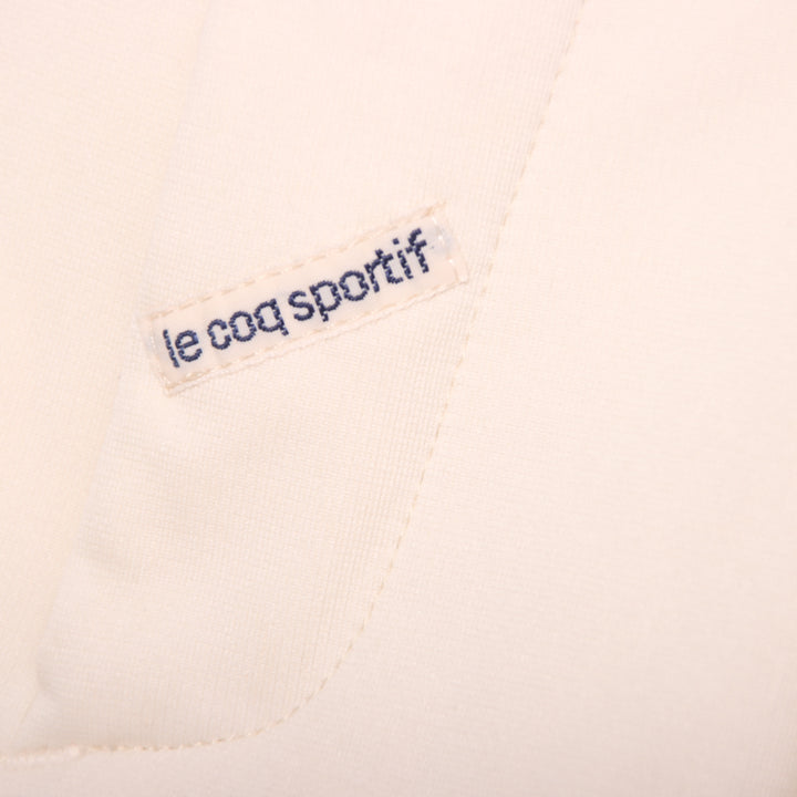 Le Coq Sportif Pantaloncino da Tennis Vintage Yannik Noah Panna Taglia L Unisex