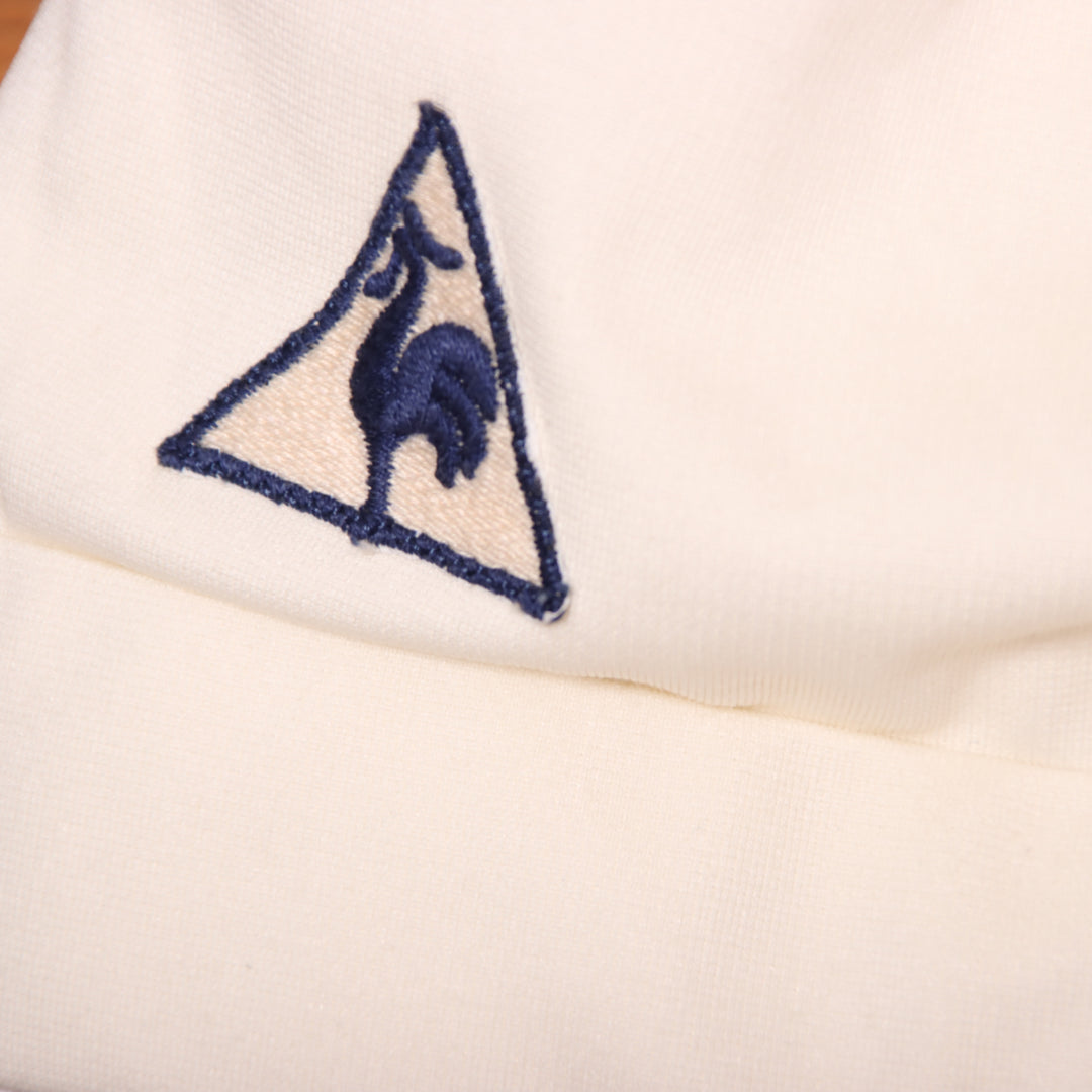 Le Coq Sportif Pantaloncino da Tennis Vintage Yannik Noah Panna Taglia L Unisex