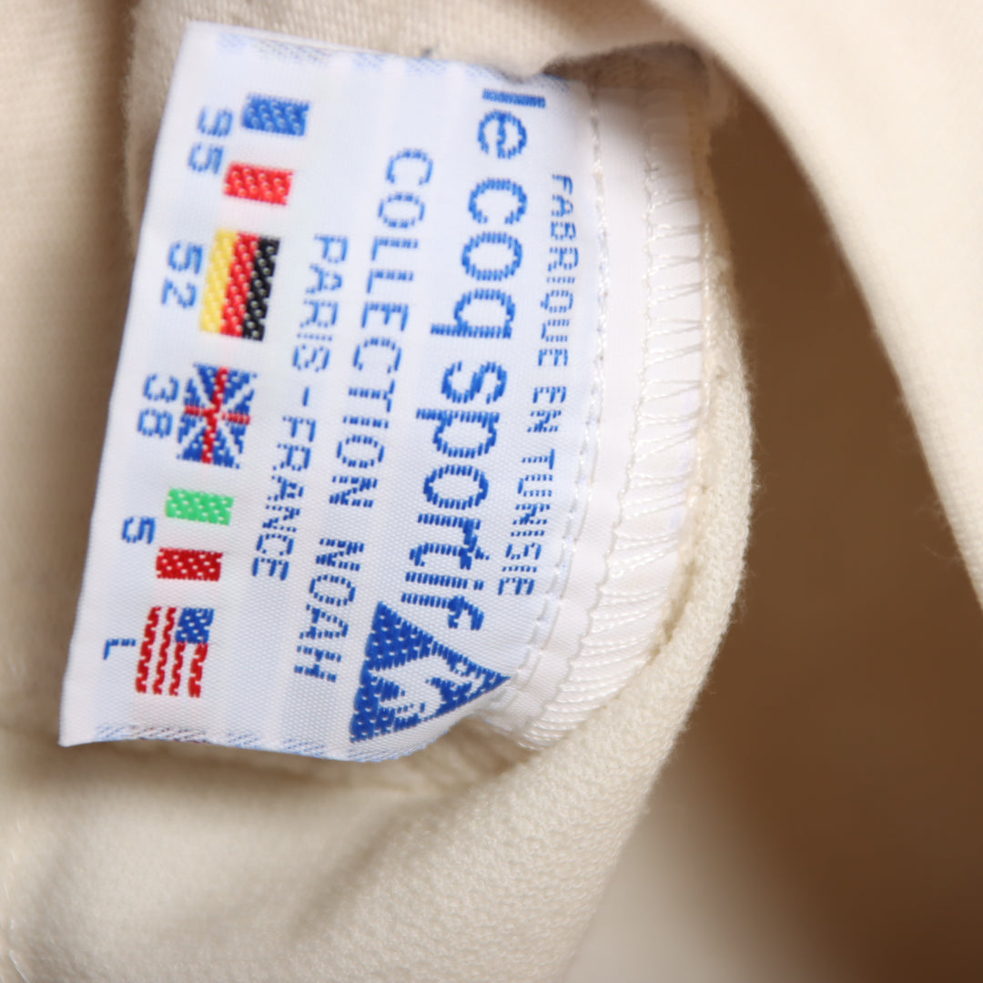 Le Coq Sportif Pantaloncino da Tennis Vintage Yannik Noah Panna Taglia L Unisex