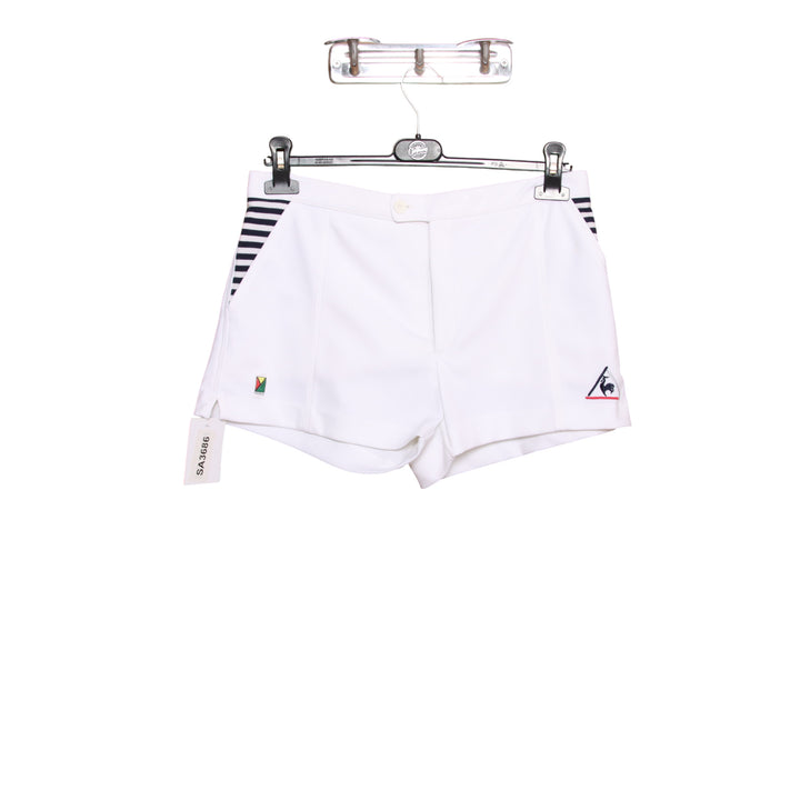 Le Coq Sportif Pantaloncino da Tennis Vintage Yannik Noah Bianco Taglia 52 Unisex