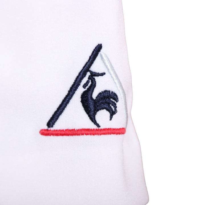 Le Coq Sportif Pantaloncino da Tennis Vintage Yannik Noah Bianco Taglia 52 Unisex