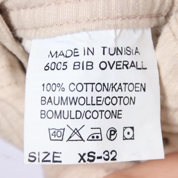 Lee Bib Overall salopette di jeans beige taglia XS donna