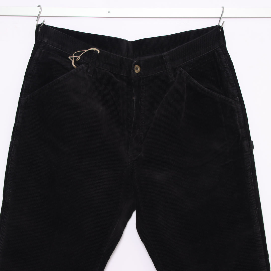 Lee Carpenter Flare Union Made Jeans in Velluto Marrone W34 L31 Unisex