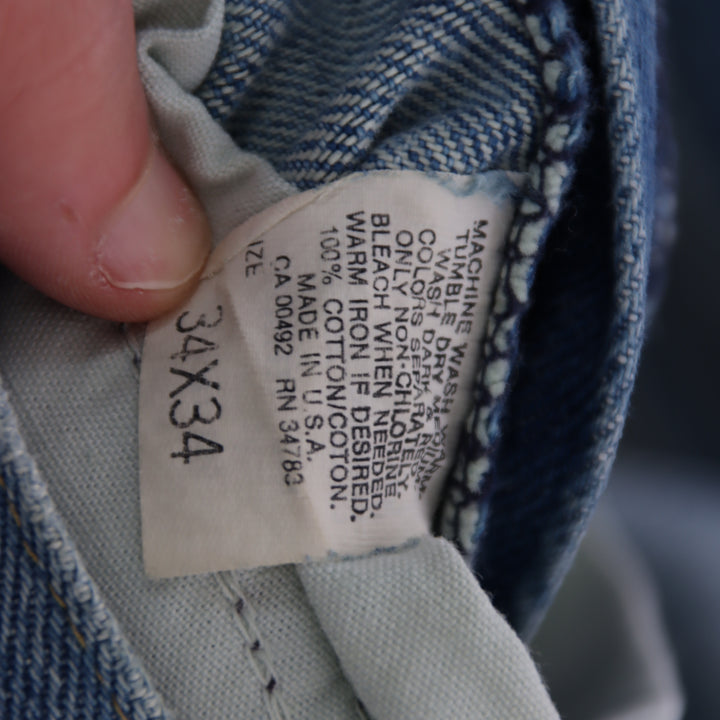 Lee Jeans Vintage Denim W34 L34 Unisex Made in USA