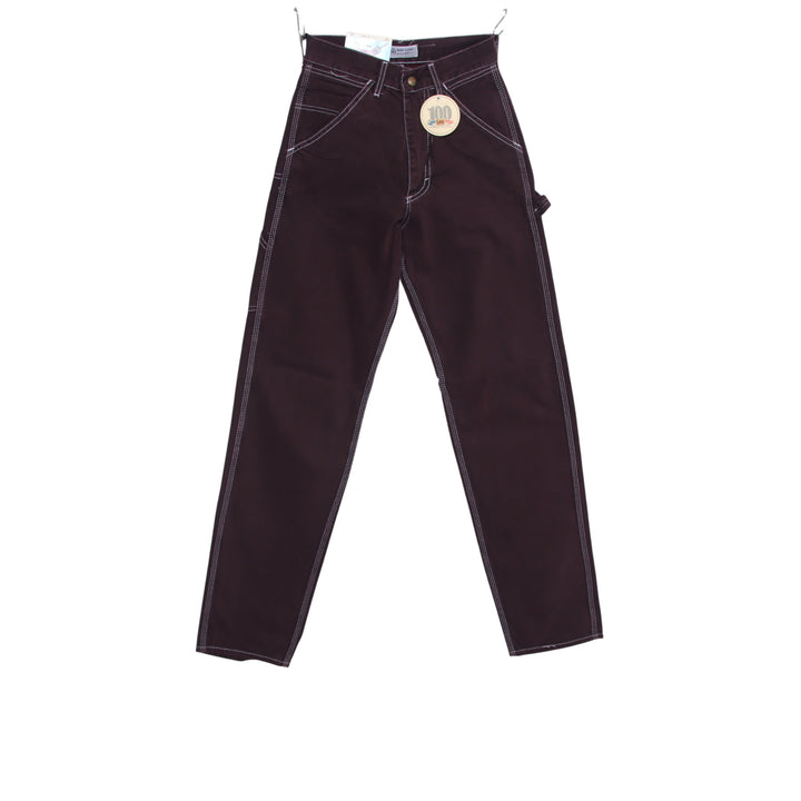 Lee Work Dungaree jeans viola W27 L34 donna made in USA deadstock w/tags