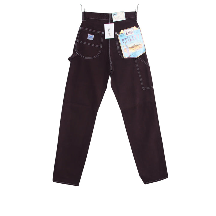 Lee Work Dungaree jeans viola W27 L34 donna made in USA deadstock w/tags