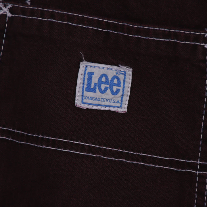 Lee Work Dungaree jeans viola W27 L34 donna made in USA deadstock w/tags