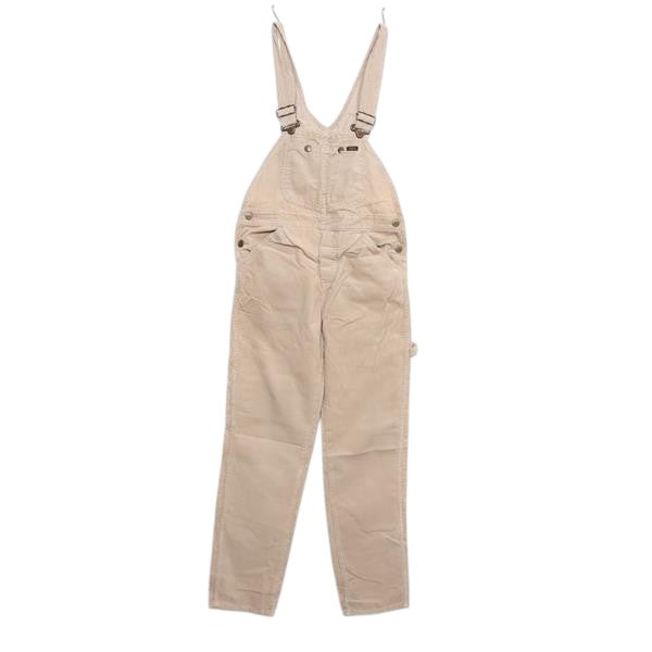 Lee Bib Overall salopette di jeans beige taglia XS donna
