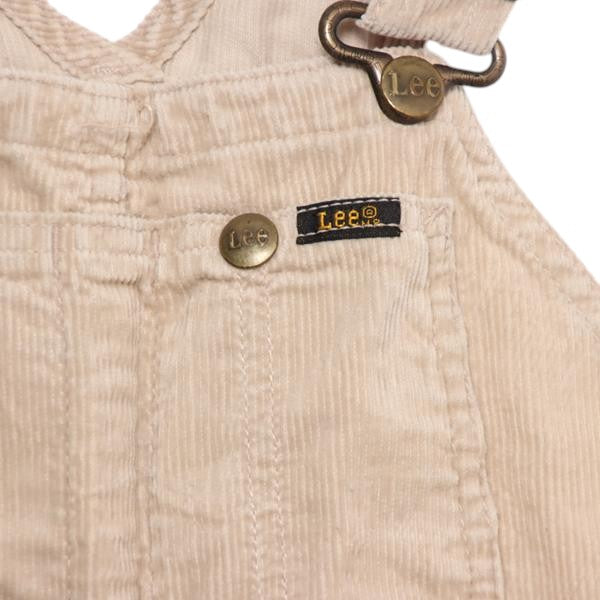 Lee Bib Overall salopette di jeans beige taglia XS donna