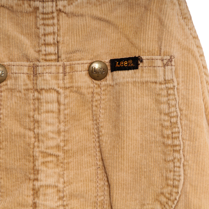 Lee Bib Salopette Overall di Jeans Beige Taglia M Unisex