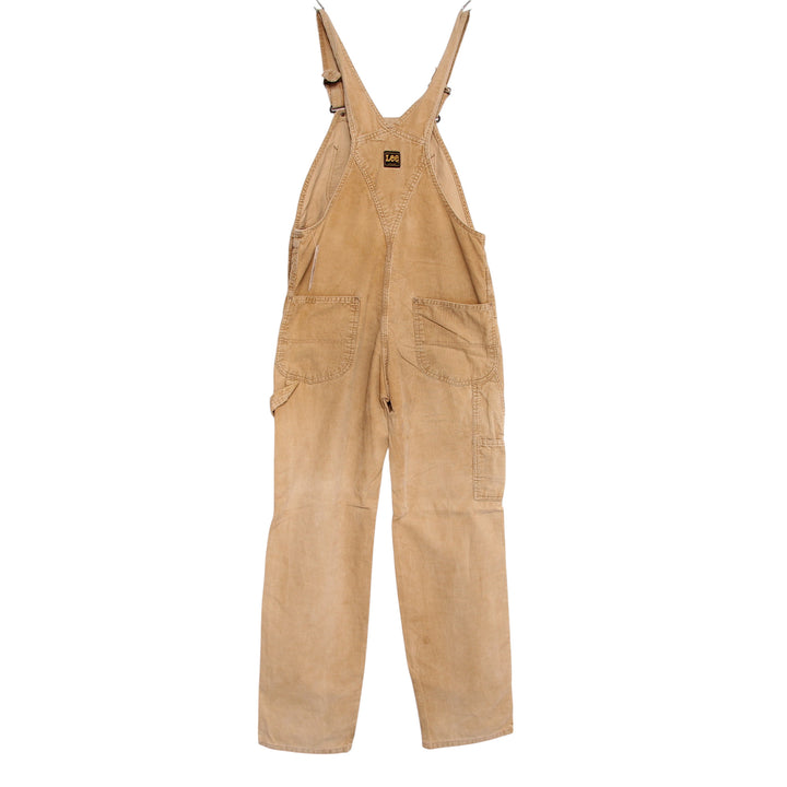 Lee Bib Salopette Overall di Jeans Beige Taglia M Unisex