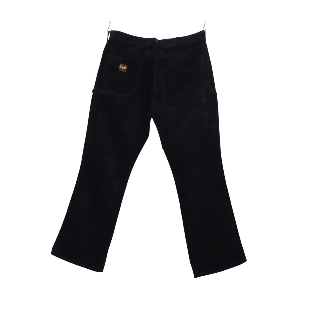 Lee Carpenter Flare Union Made Jeans in Velluto Marrone W34 L31 Unisex