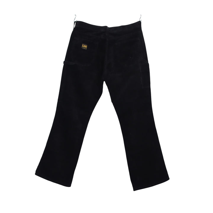 Lee Carpenter Flare Union Made Jeans in Velluto Marrone W34 L31 Unisex