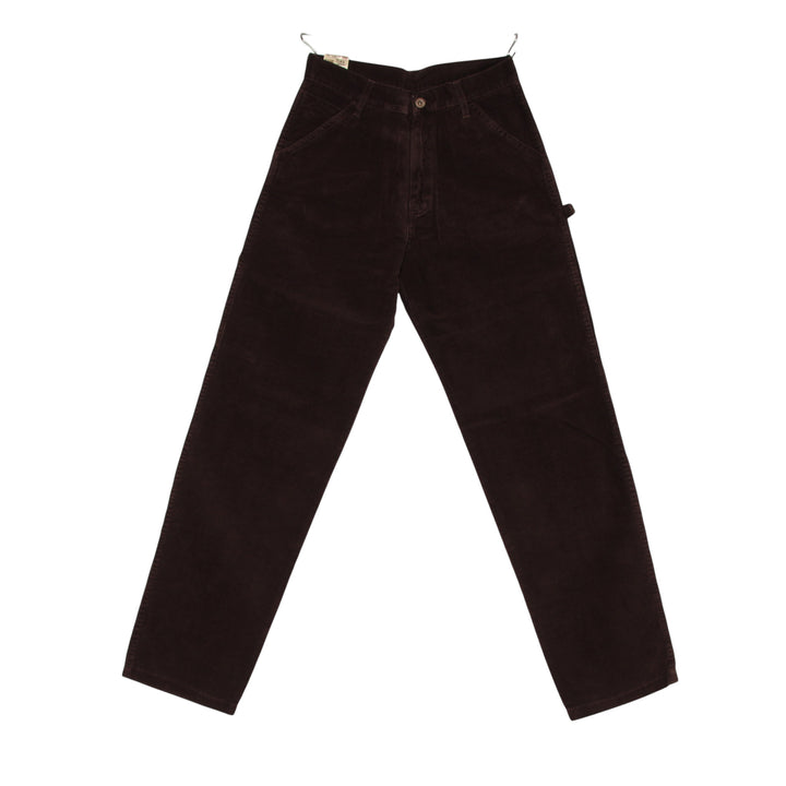 Lee Carpenter Jeans in Velluto Marrone W29 L34 Unisex Deadstock w/Tags