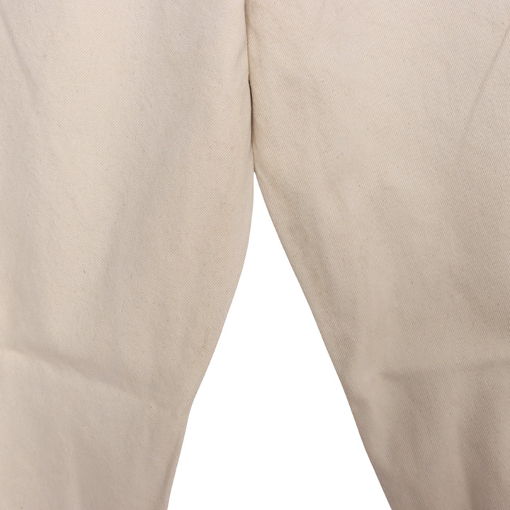 Lee Dungaree Work Pant Jeans Ècru W40 L34 Uomo Made in USA