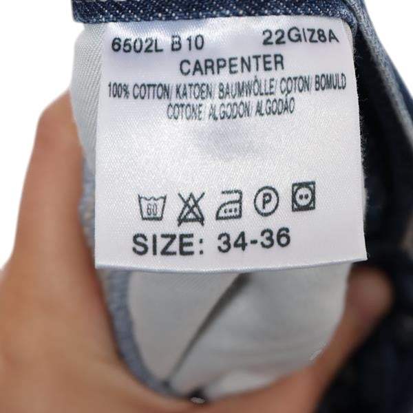 Lee carpenter work pant jeans denim W34 L36 uomo