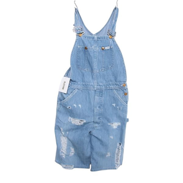 Lee salopette di jeans custom denim taglia M unisex