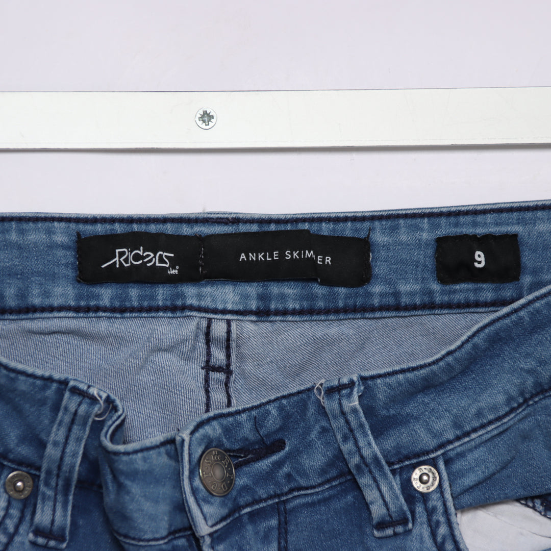 Lee riders ankle skimmer W29 jeans in denim da donna