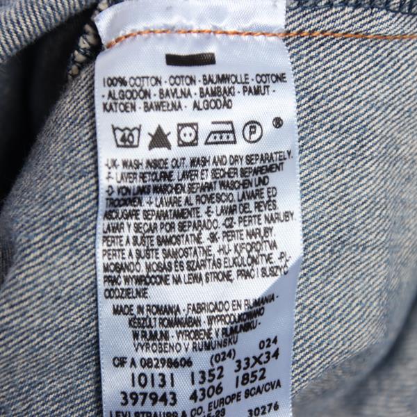 Levi's 1352 Engineered jeans denim W33 L34 uomo
