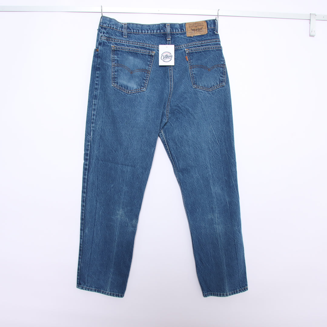Levi's 309 Orange Tab Jeans Denim Vintage W40 L32 Uomo Made in USA