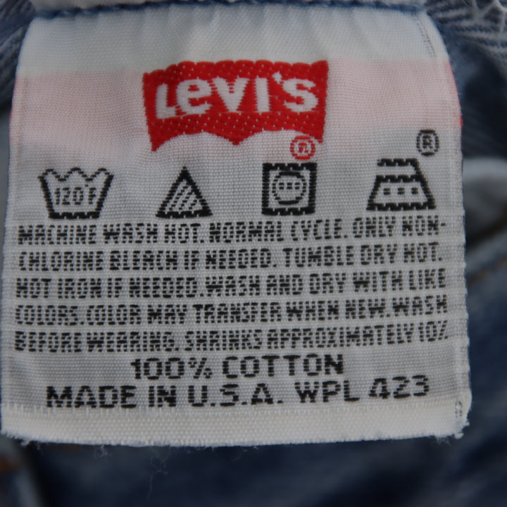 Levi's 501 Jeans Vintage Custom Denim W36 L36 Unisex Made in USA