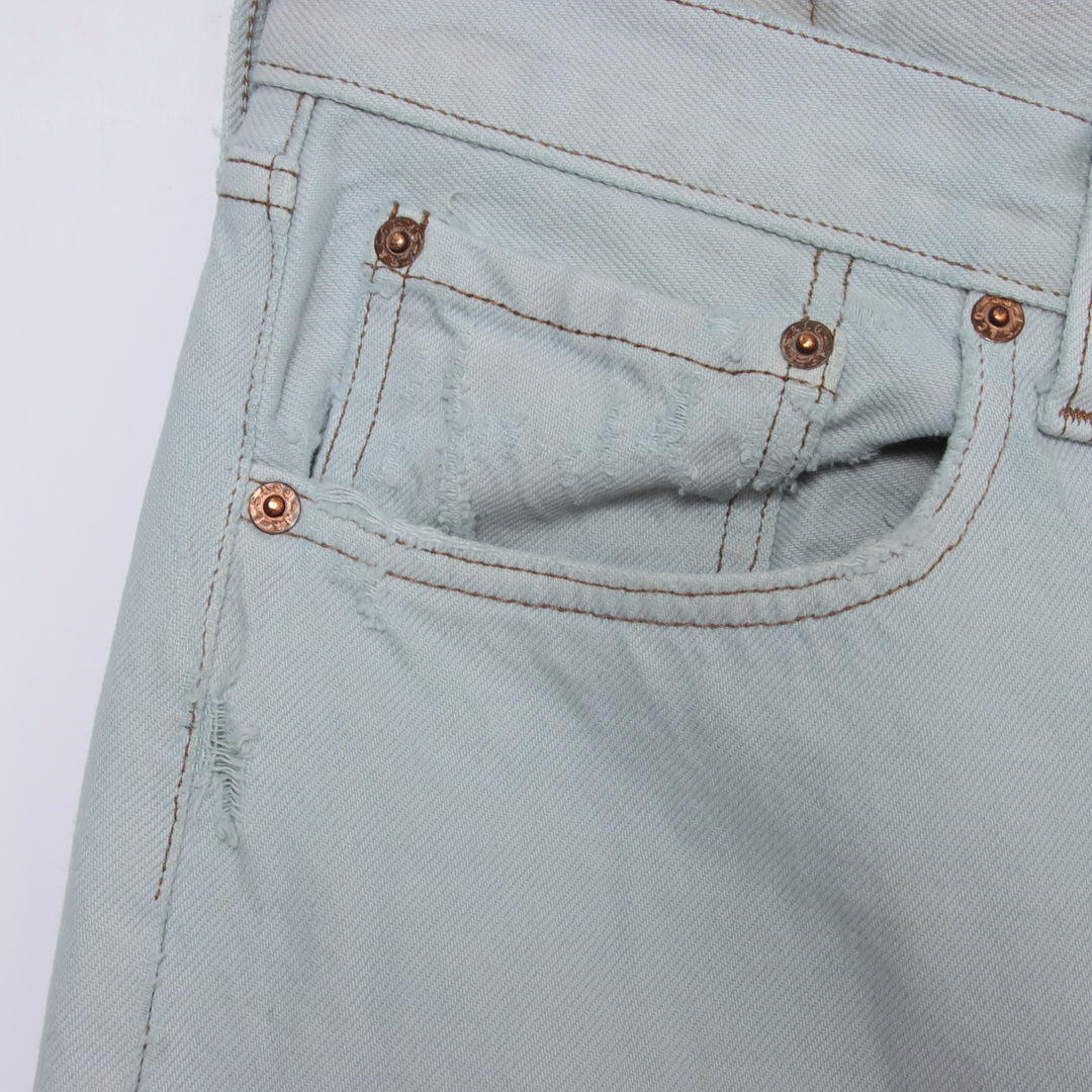 Levi's 501 Jeans Vintage Denim Chiaro W38 L30 Unisex Made in USA