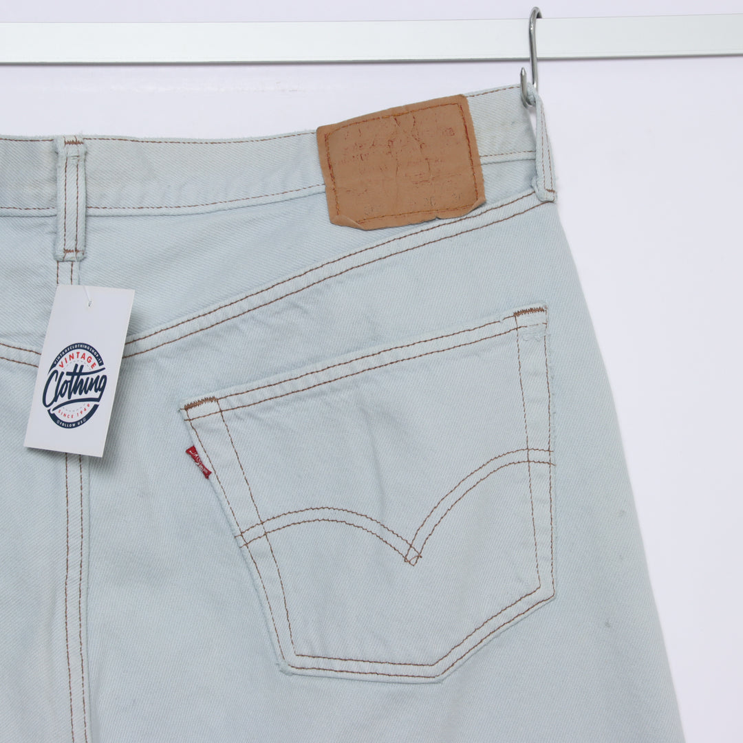 Levi's 501 Jeans Vintage Denim Chiaro W38 L30 Unisex Made in USA