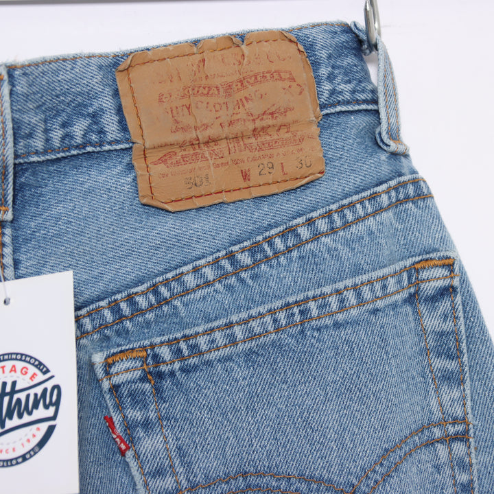 Levi's 501 Jeans Vintage Denim W29 L30 Donna Made in USA