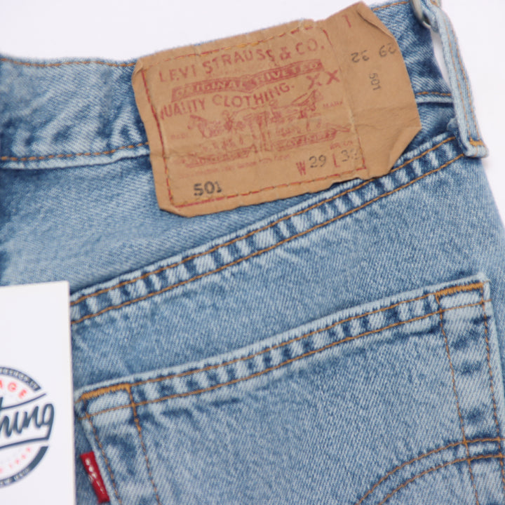 Levi's 501 Jeans Vintage Denim W29 L32 Donna Made in USA