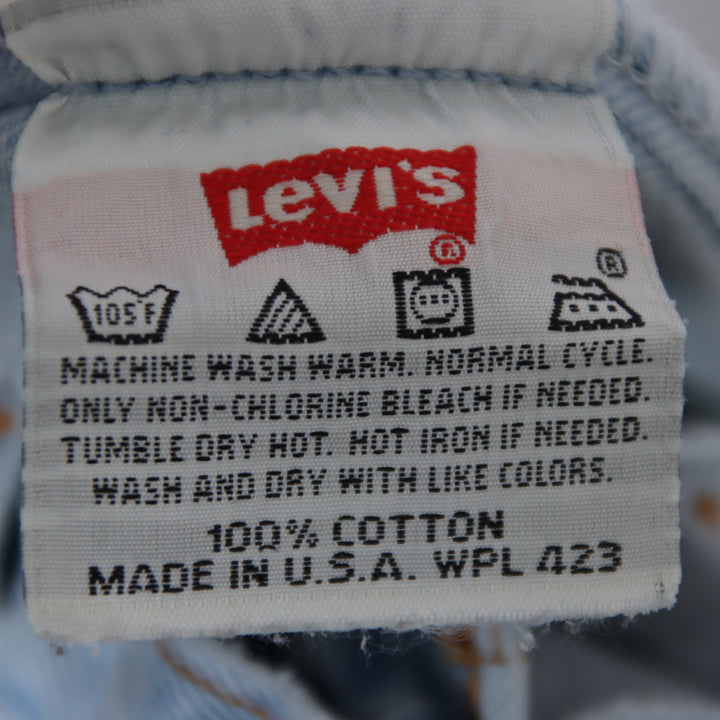 Levi's 501 Jeans Vintage Denim W31 L32 Unisex Made in USA