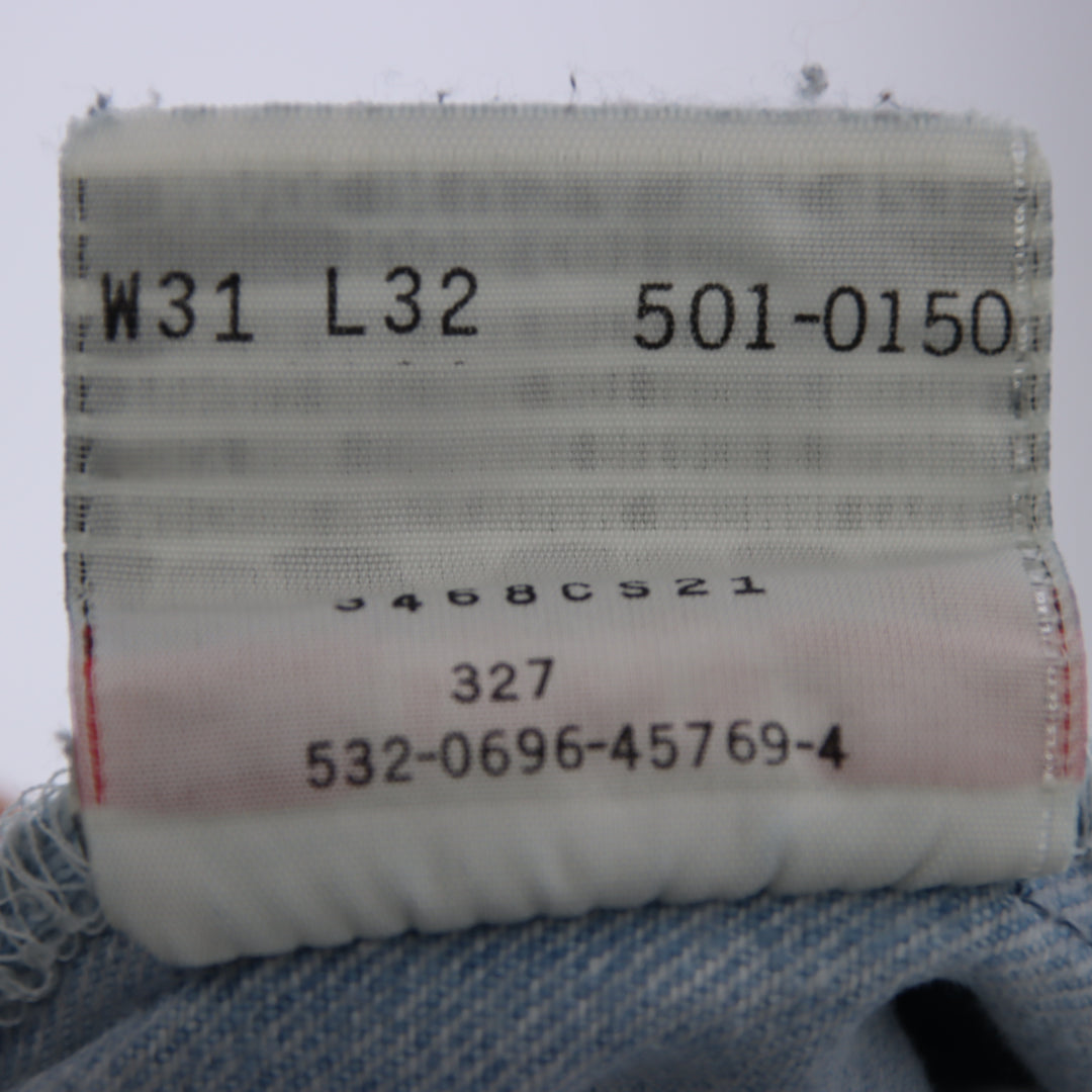 Levi's 501 Jeans Vintage Denim W31 L32 Unisex Made in USA