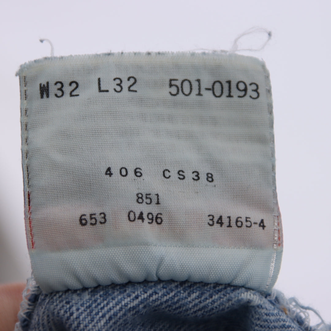 Levi's 501 Jeans Vintage Denim W32 L32 Unisex Made in USA