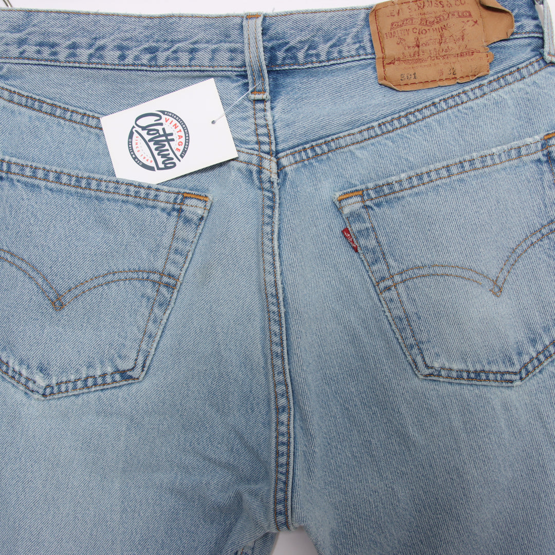 Levi's 501 Jeans Vintage Denim W32 L32 Unisex Made in USA