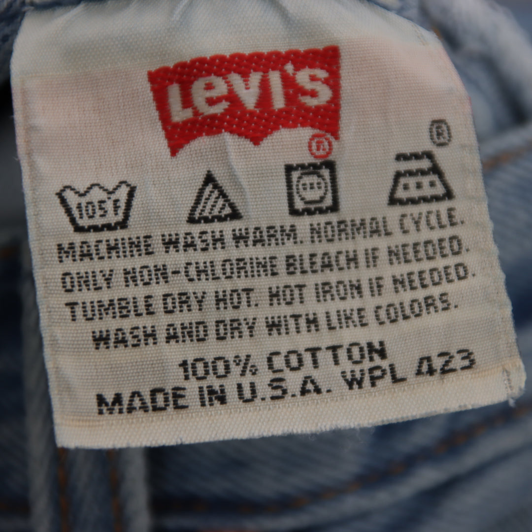 Levi's 501 Jeans Vintage Denim W32 L34 Unisex Made in USA
