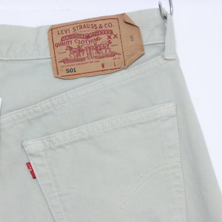 Levi's 501 Jeans Vintage Grigio W33 L32 Unisex Made in USA